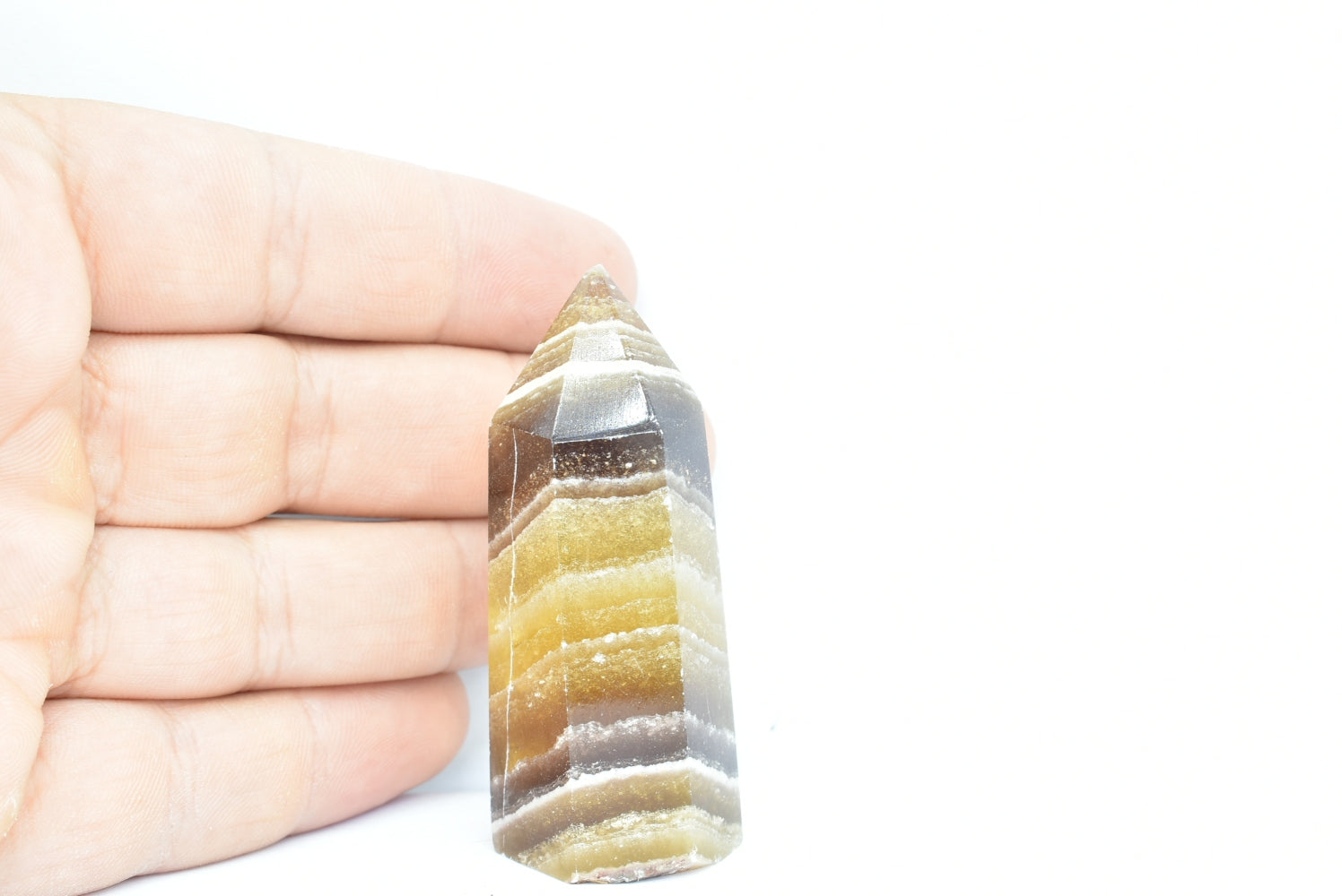 Tip of Yellow Fluorite 5.9 cm