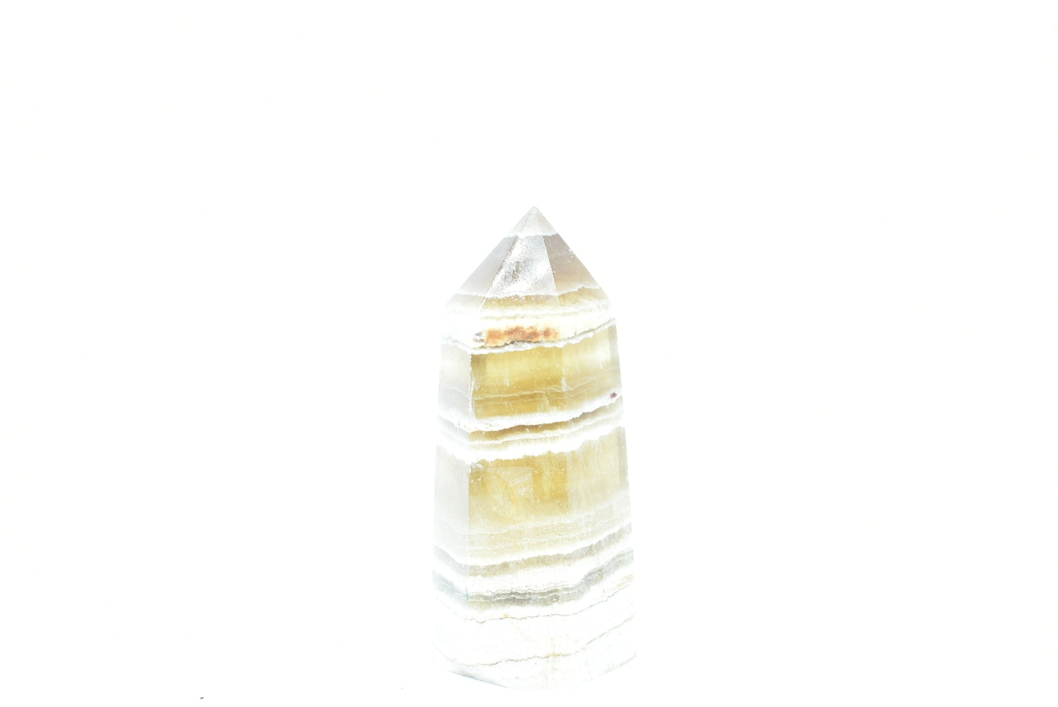 Tip of Yellow Fluorite 6 cm