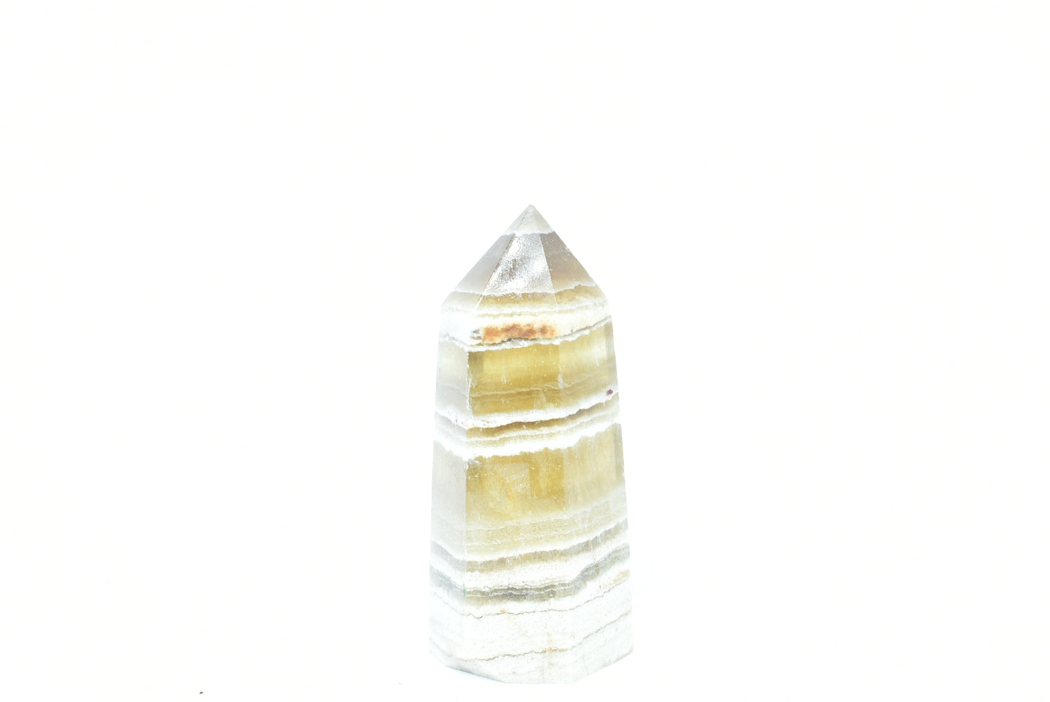 Tip of Yellow Fluorite 6 cm