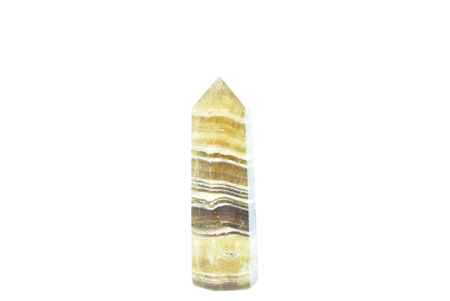 Tip of Yellow Fluorite 8 cm