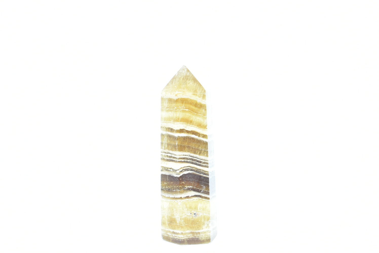 Tip of Yellow Fluorite 8 cm