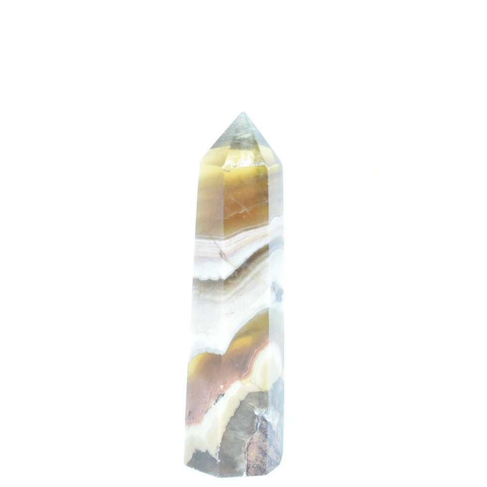 Tip of Yellow Fluorite 7.5 cm