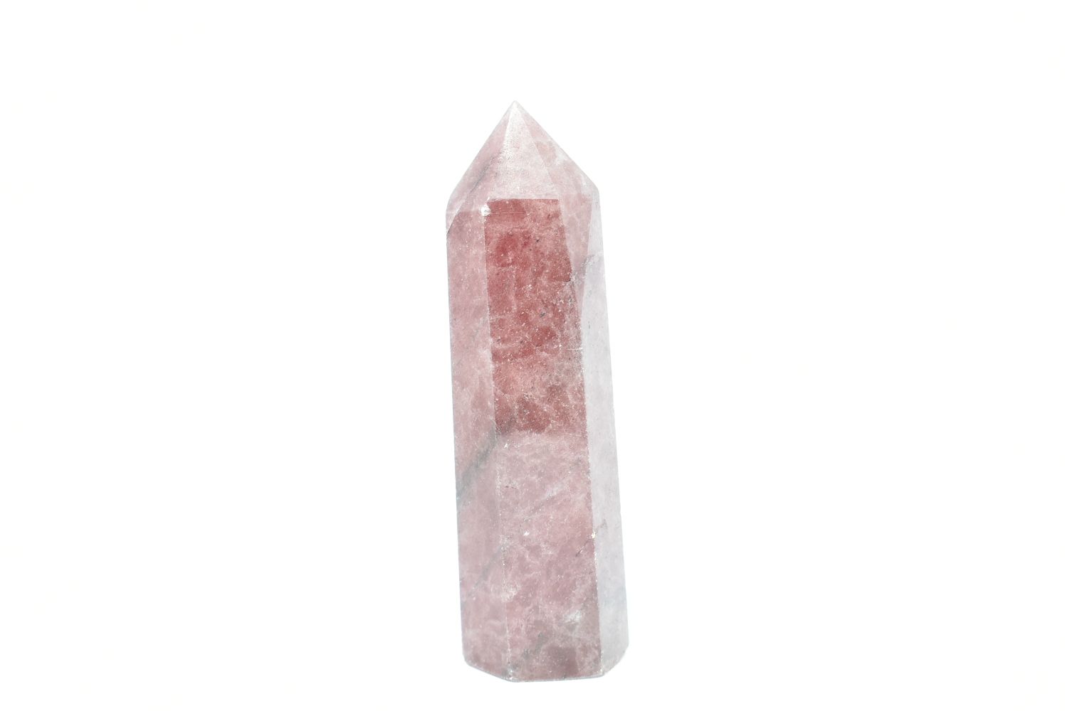 Strawberry Quartz Point 8.4 cm