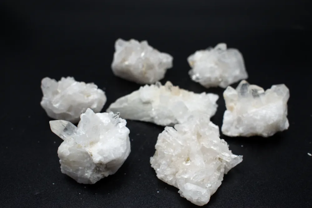 Mini Rock Crystal Druse - Hyaline Quartz