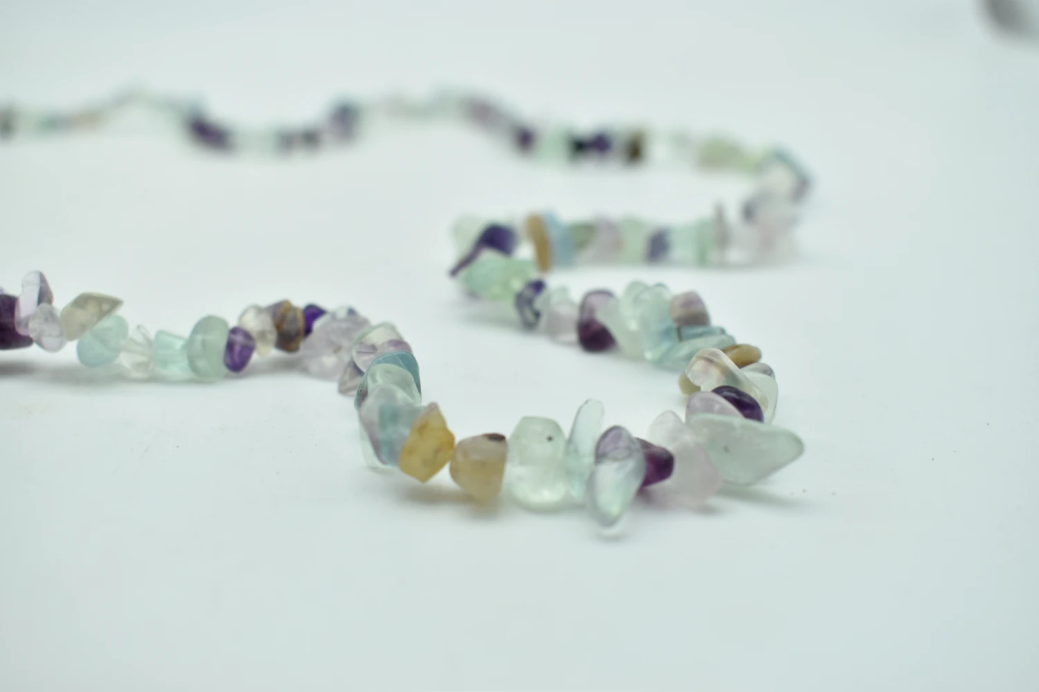 Fluorite stones necklace