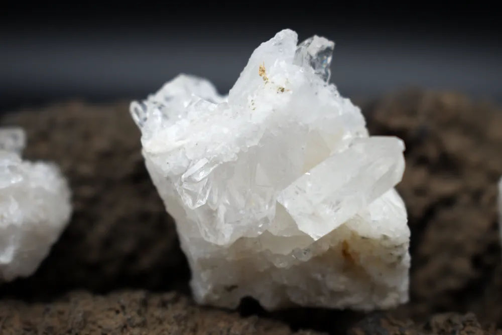 Mini Rock Crystal Druse - Hyaline Quartz